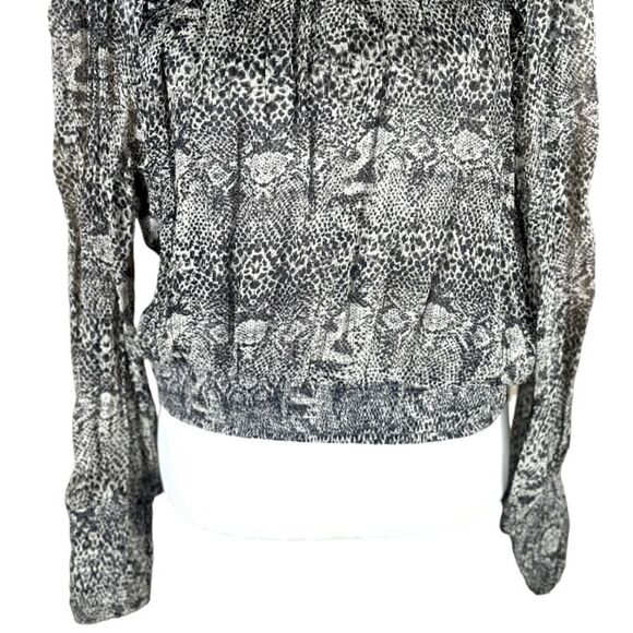 Free People Roma Long Sheer Ruffle Sleeve Bohemian Top Size Medium 📦 - Picture 10 of 13